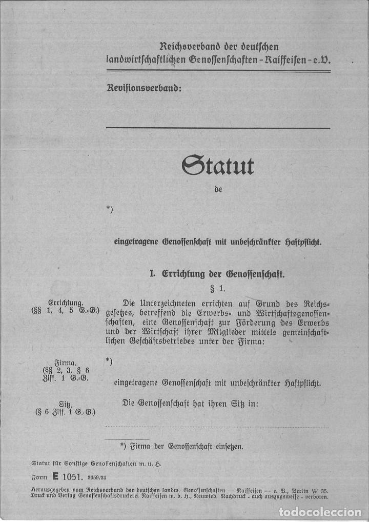 Documentos antiguos: BEZIRTS=TARIF ..... F&Uuml;R DAS JAHR 1932 - Foto 13