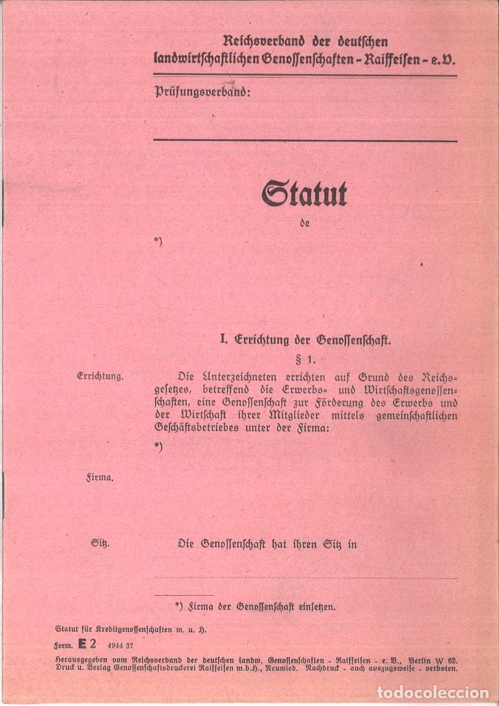 Documentos antiguos: BEZIRTS=TARIF ..... F&Uuml;R DAS JAHR 1932 - Foto 15