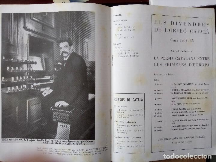 Documentos antiguos: ORFEO C&Aacute;TALA. CIRCULAR N 67 DE 1965 - Foto 2