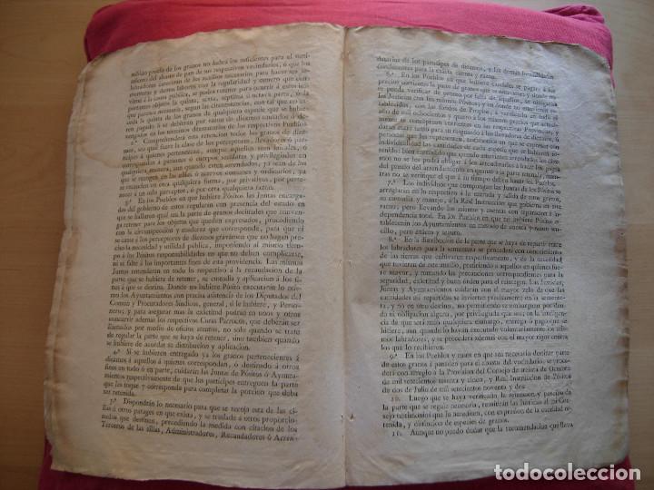 Documentos antiguos: REAL CEDULA DE S.M. CARLOS IV A&Ntilde;O 1803 - Foto 3