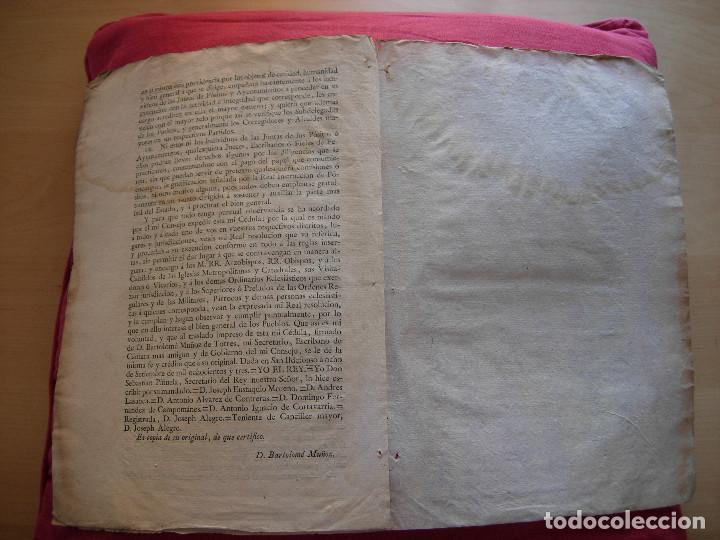 Documentos antiguos: REAL CEDULA DE S.M. CARLOS IV A&Ntilde;O 1803 - Foto 4