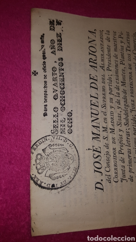 Documentos antiguos: TEATRO, NORMAS PARA EL FUNCIONAMIENTO DE LOS TEATROS. 1818 - Foto 2