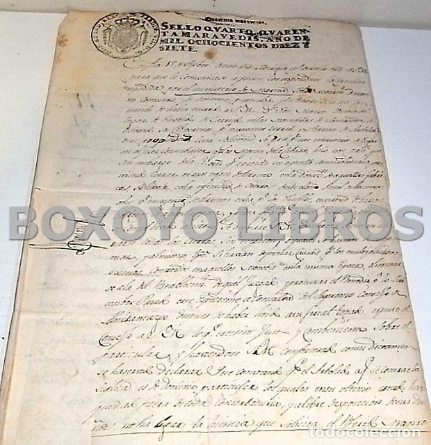 Documentos antiguos: Acotamiento de un monte con arbolado y ciervos en Escobedo de Carriedo (Santander), propiedad de D.