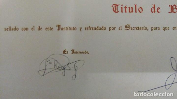 Documentos antiguos: Ja&eacute;n t&iacute;tulo instituto Virgen del Carmen - Foto 5