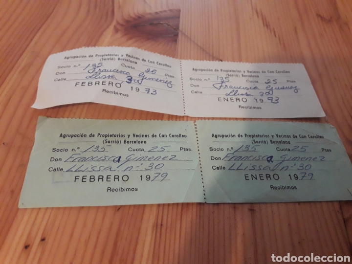Documentos antiguos: Agrupacion de propietarios y vecinos de Can Caralleu Sarria Cam&iacute; de Lli&ccedil;&agrave;
