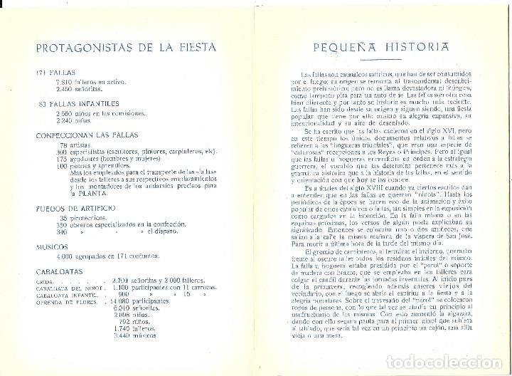 Documentos antiguos: LAS FALLAS EN CIFRAS 1973 (6 P&Aacute;GINAS) - Foto 2