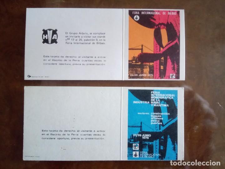 Documents Anciens: FERIA DE BILBAO, ENTRADAS DE 1975 1976