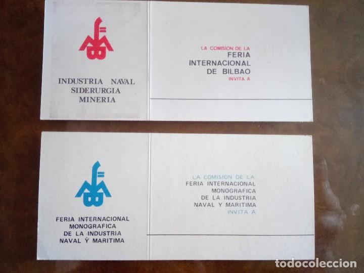 Documentos antiguos: FERIA DE BILBAO, ENTRADAS DE 1975 1976 - Foto 2