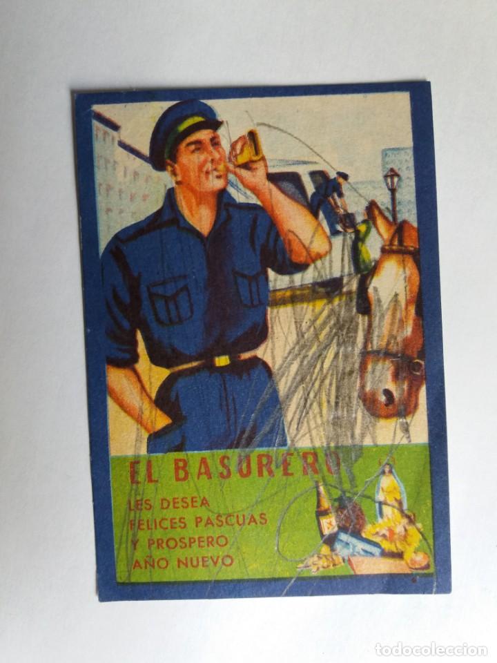 Documentos antiguos: FELICITACI&Oacute;N NAVIDE&Ntilde;A - EL BASURERO 1961 - Foto 1