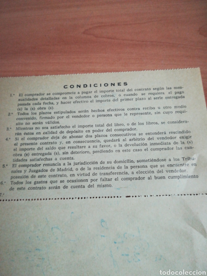 Documentos antiguos: Antiguo contrato compra venta a&ntilde;os 60 - Foto 3