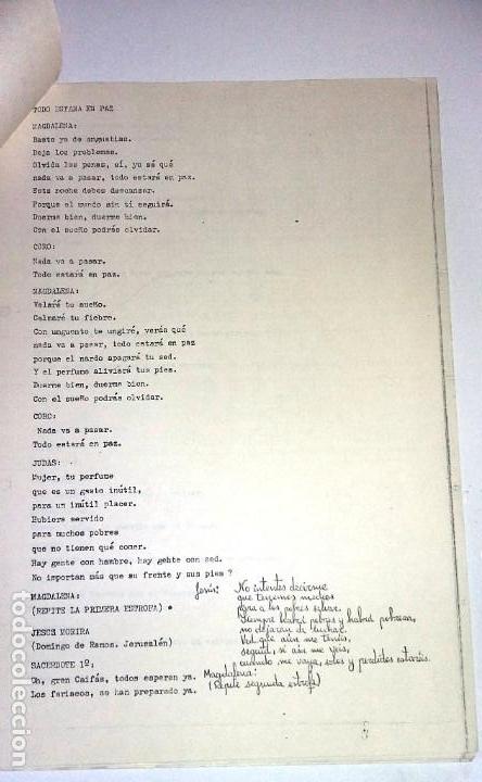 Documentos antiguos: Libreto de la Opera de Jesus Superstar de Camilo Sesto - Foto 3