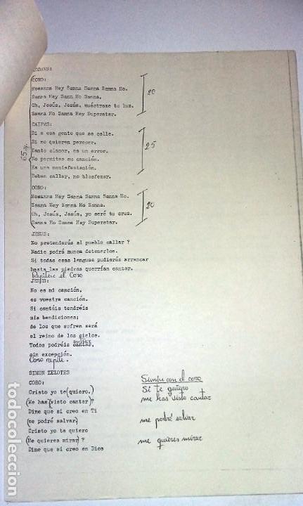 Documentos antiguos: Libreto de la Opera de Jesus Superstar de Camilo Sesto - Foto 4