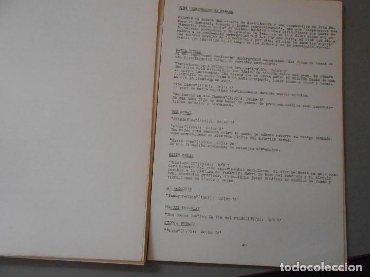 Documentos antiguos: DOCUMENTOS   DE   CINE   UNDREGROUND - Foto 3