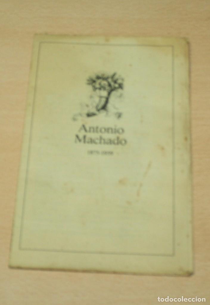 Documentos antiguos: Desplegable de Antonio Machado - Foto 1