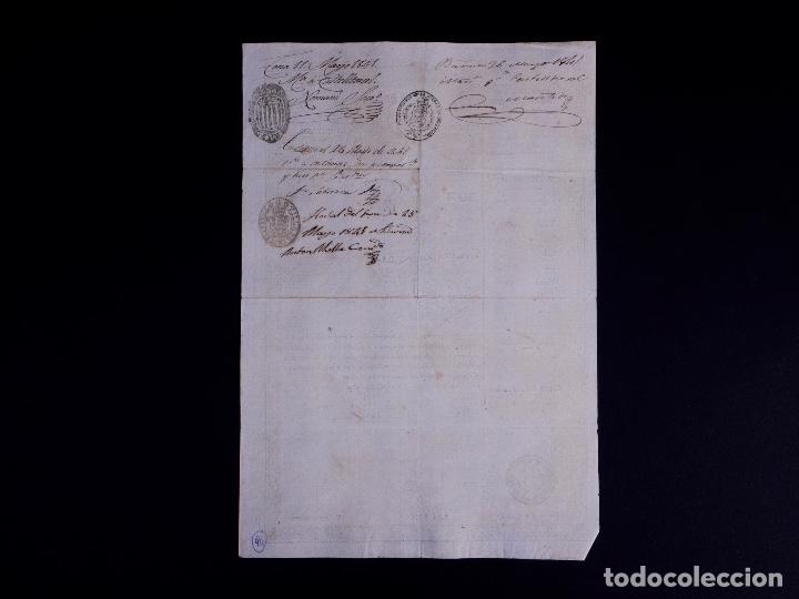 Documentos antiguos: PASAPORTE PARA INTERIOR DEL REINO A CASTELLTERSOL 1841 - Foto 4