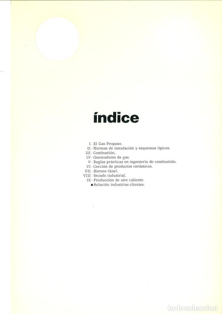 Documentos antiguos: GAS PROPANO DOCUMENTACI&Oacute;N T&Eacute;CNICA. CER&Aacute;MICA - Foto 2