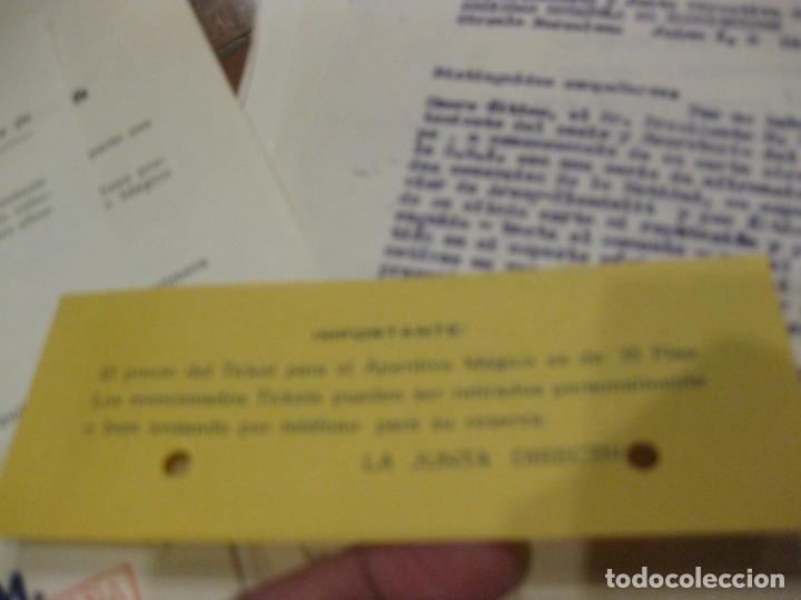 Documentos antiguos: lote documentos cedam circulo español de artes magicas magia años 60 - Foto 5 - 138817274