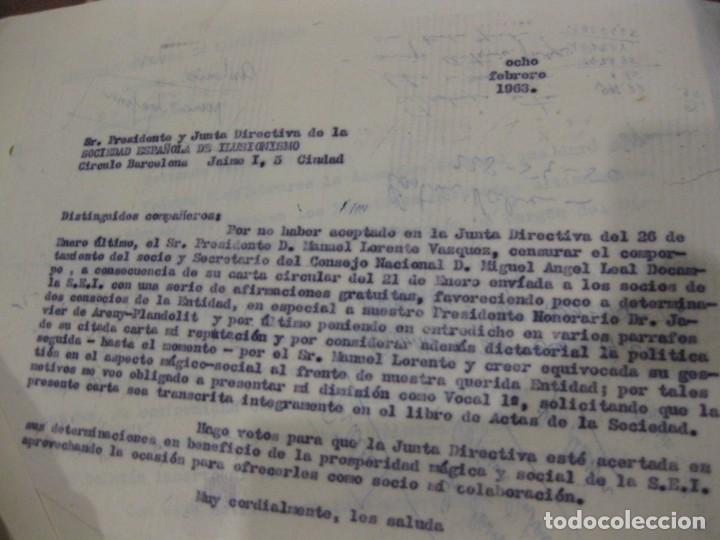 Documentos antiguos: lote documentos cedam circulo español de artes magicas magia años 60 - Foto 6 - 138817274