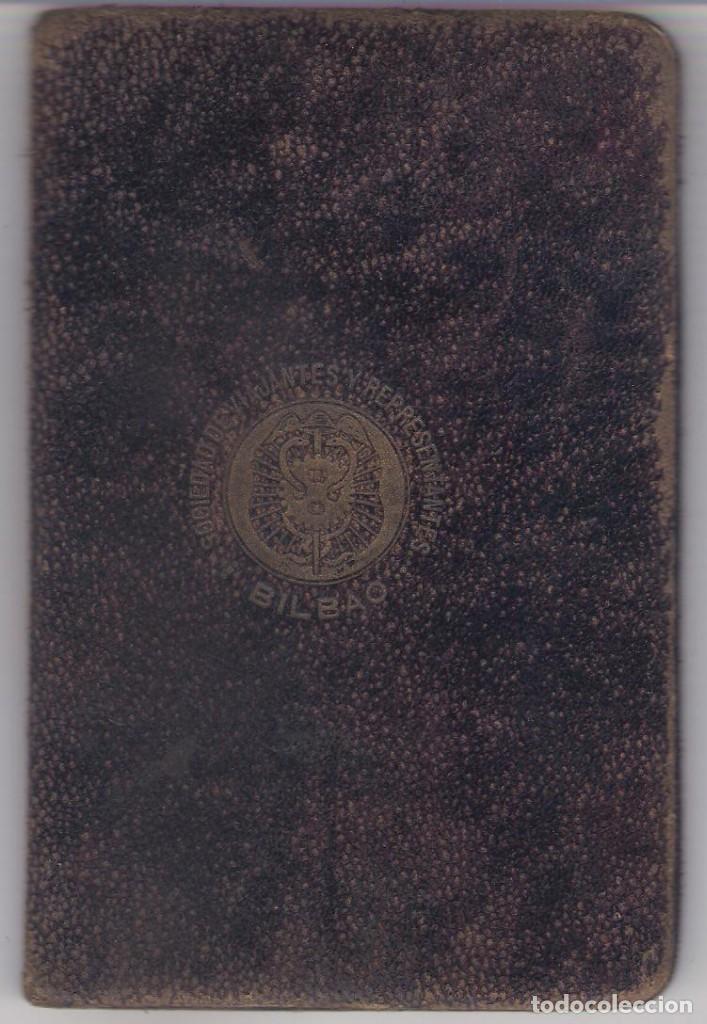 Documents Anciens: CARNET DE SOCIEDAD DE VIAJANTES DEL NORTE DE ESPA&Ntilde;A .
