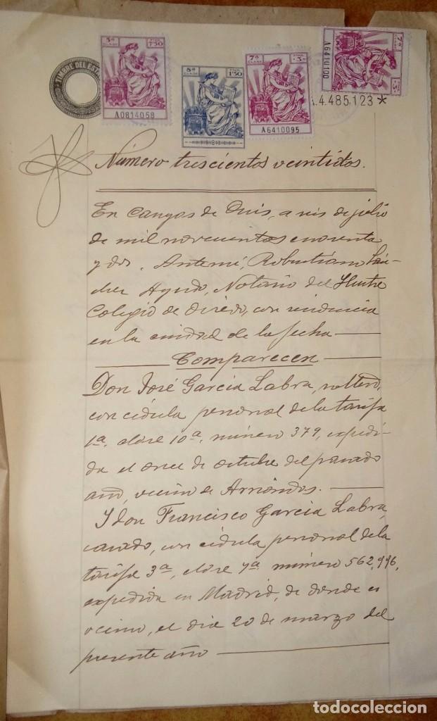 Documentos antiguos: Escritura notarial - Foto 2