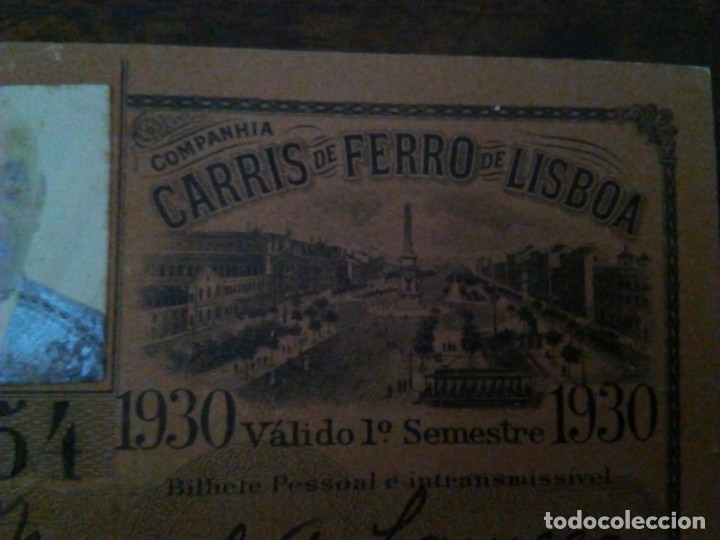 Documentos antiguos: Carnet Ferrocarril Lisboa 1930. - Foto 2