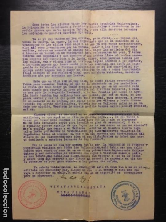Documentos antiguos: FALANGE ESPA&Ntilde;OLA TRADICIONALISTA Y DE LAS JONS, MALLORCA Y BALEARES, GUERRA CIVIL