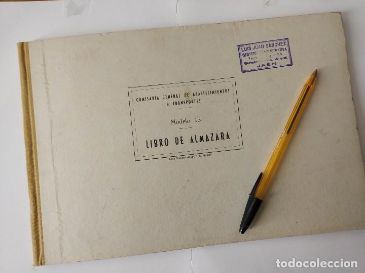 Documents Anciens: LIBRO DE ALMAZARA. COMISARIA GENERAL DE ABASTECIMIENTOS Y TRASPORTES. JAEN.