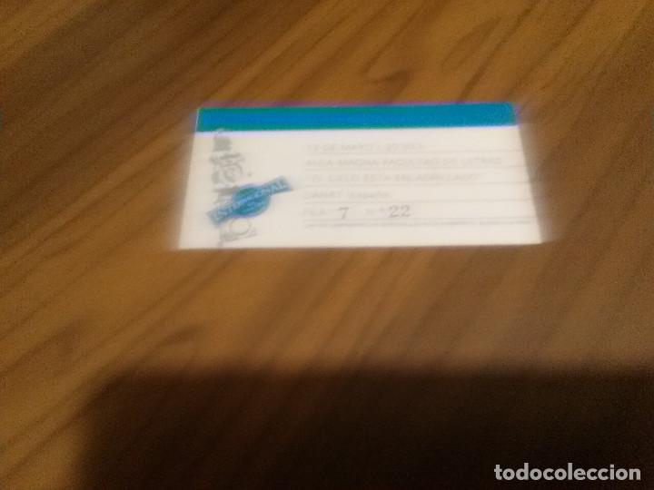 Documentos antiguos: ENTRADA. VIII FESTIVAL INTERNACIONAL DE TEATRO DE GRANADA. EL CIELO EST&Aacute; ENLADRILLADO.