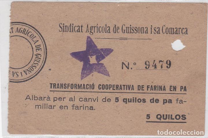 Documentos antiguos: sindicat agricola guissona i comarca - Foto 1