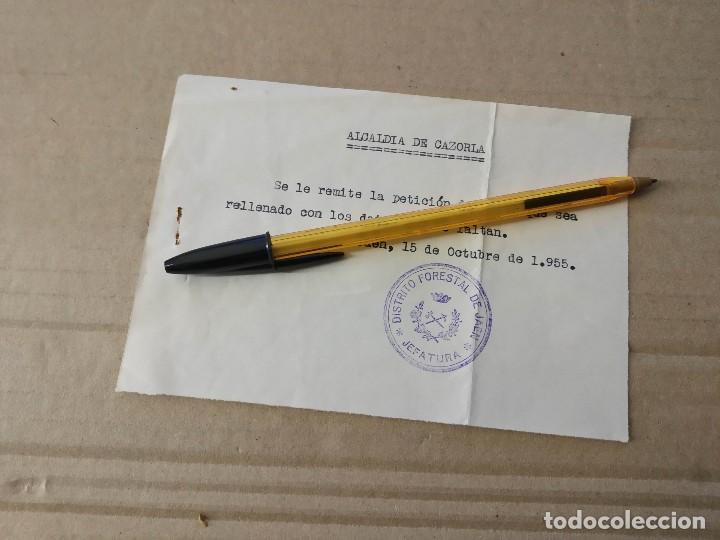 Documentos antiguos: DISTRITO FORESTAL DE JAEN, JEFATURA. ALCALDIA DE CAZORLA. - Foto 2
