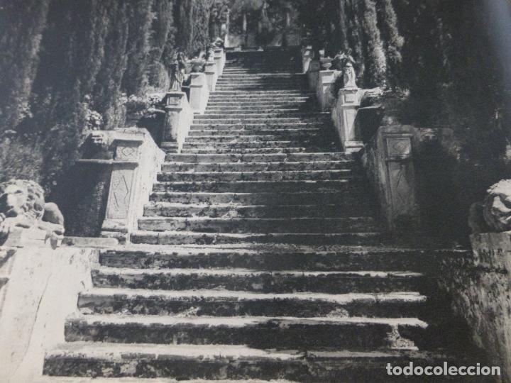Documentos antiguos: MALLORCA JARDINES DE RAIXA LAMINA HUECOGRABADO A&Ntilde;OS 50