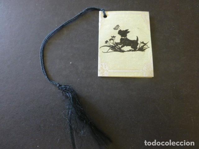 Documentos antiguos: CARNET DE BAILE SILUETA PERRO A&Ntilde;OS 20 - Foto 1
