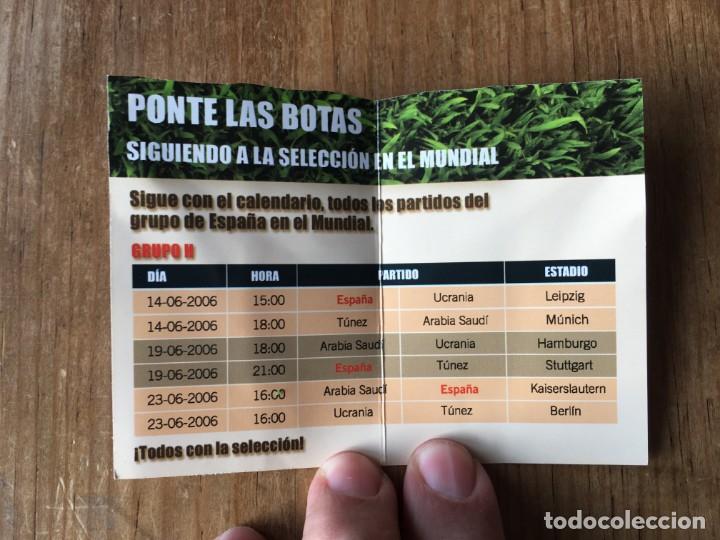 Documentos antiguos: R5491 PONTE LAS BOTAS ADIDAS CALENDARIO SELECCION ESPA&Ntilde;OLA ESPA&Ntilde;A MUNDIAL 2006 ALEMANIA