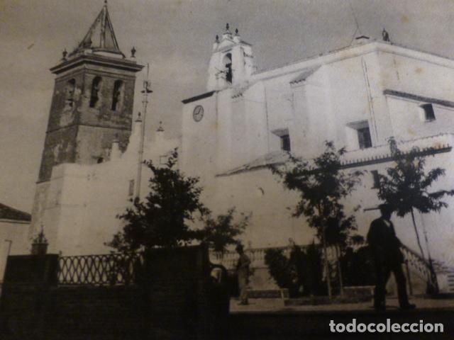 Old Documents: VILLALBA DEL ALCOR HUELVA ANTIGUA LAMINA HUECOGRABADO A&Ntilde;OS 40