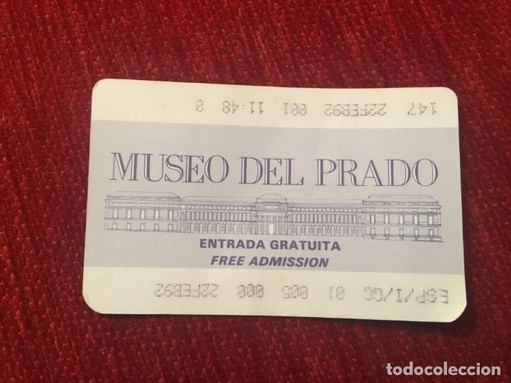 Documentos antiguos: R5653 ENTRADA TICKET MUSEO DEL PRADO MADRID 1992