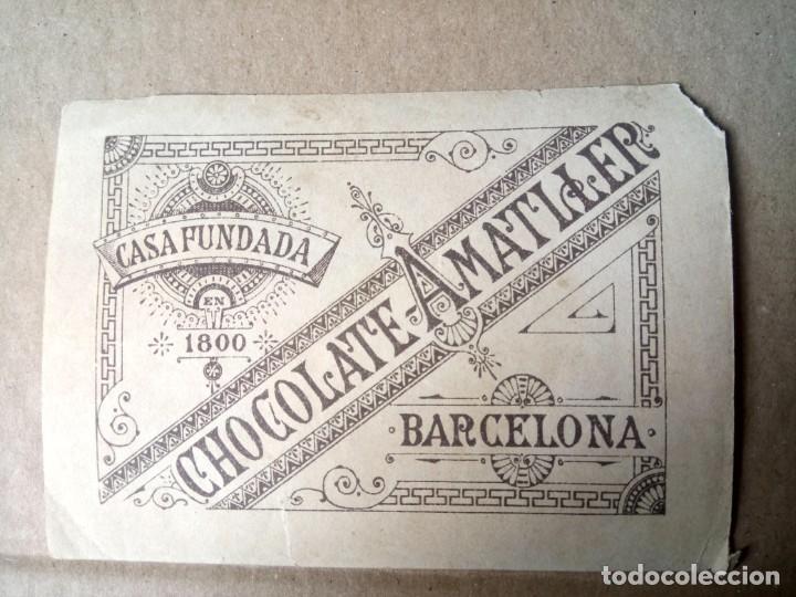 Documents Anciens: CHOCOLATES AMATLLER. FOTO CROMO PUBLICIDAD