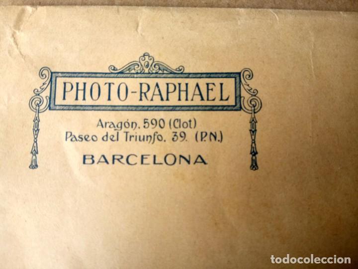 Documentos antiguos: ANTIGUO SOBRE CON LOGOTIPO DE PHOTO RAPHAEL - Foto 2