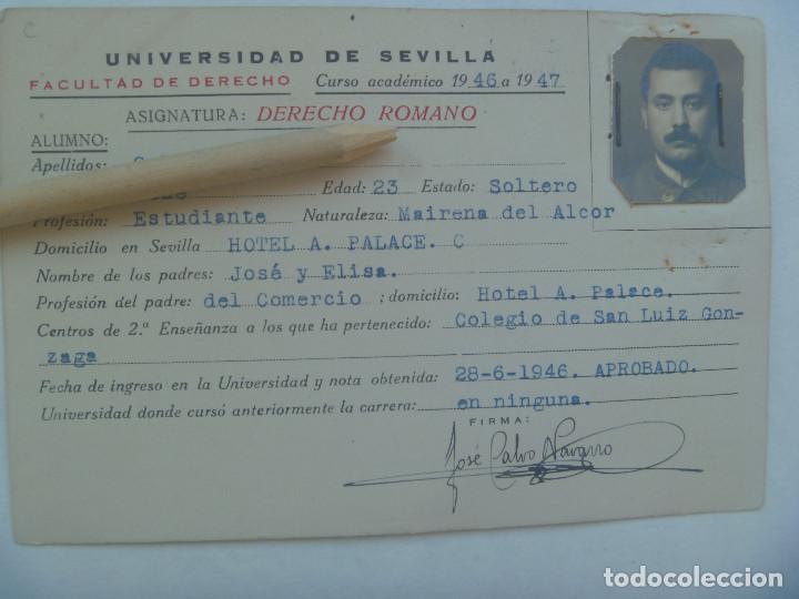 universidad sevilla - facultad de derecho: fich - Comprar ...