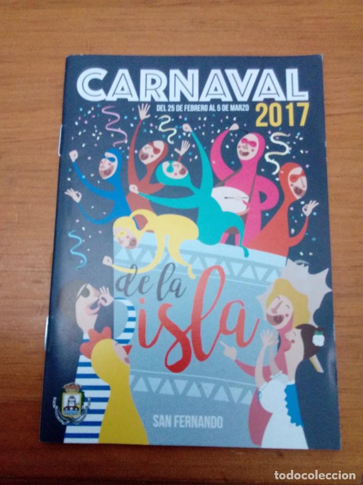 Documentos antiguos: 2 LIBRITO PROGRAMACI&Oacute;N CARNAVAL DE LA ISLA 2017 2018. C16L - Foto 1