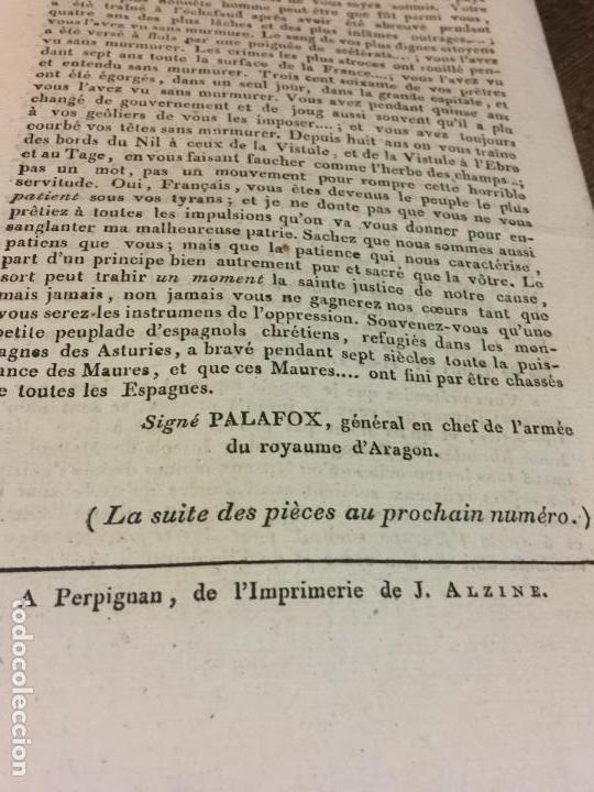 Documentos antiguos: Excepcional documento historico,1814, general Palafox, Zaragoza, la guerra interminable - Foto 3