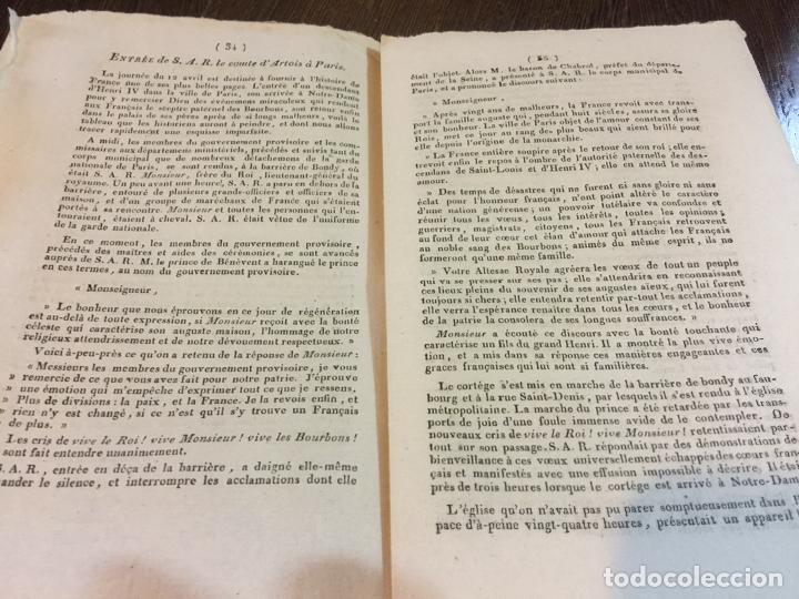 Documentos antiguos: Excepcional documento historico,1814, general Palafox, Zaragoza, la guerra interminable - Foto 6