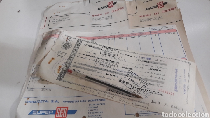 Documentos antiguos: Super Ser Pamplona 1971 documentos - Foto 1