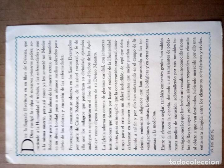 Documentos antiguos: ANTIGUA PUBLICIDAD CRESIVAL DE BAYER. - Foto 2