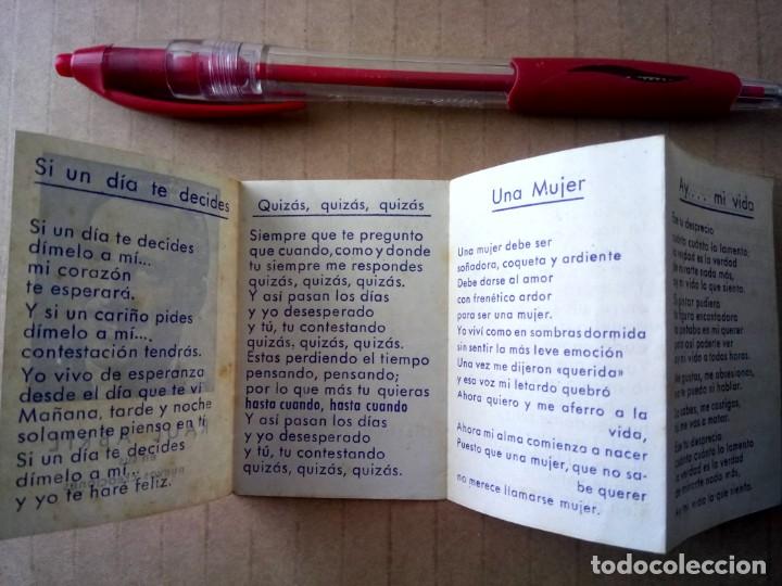 Documentos antiguos: ANTIGUO FOLLETO DE RA&Uacute;L ABRIL CON CANCIONES - Foto 2