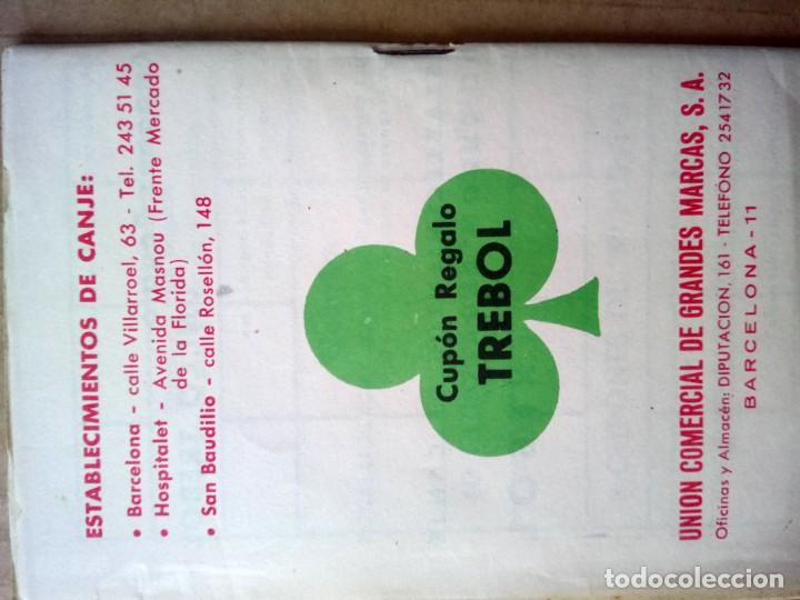 Documentos antiguos: ANTIGUO LIBRO DE CUPONES TREBOL. A ESTRENAR - Foto 2