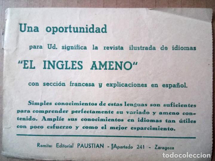Documentos antiguos: ANTIGUO IMPRESO DE EL INGL&Eacute;S AMENO, 1949 - Foto 2