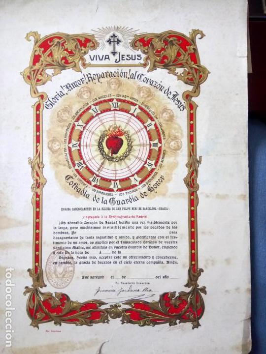 Documents Anciens: IMPRESO DE LA COFRAD&Iacute;A DE LA GUARDIA DE HONOR DE SAN FELIPE NERI