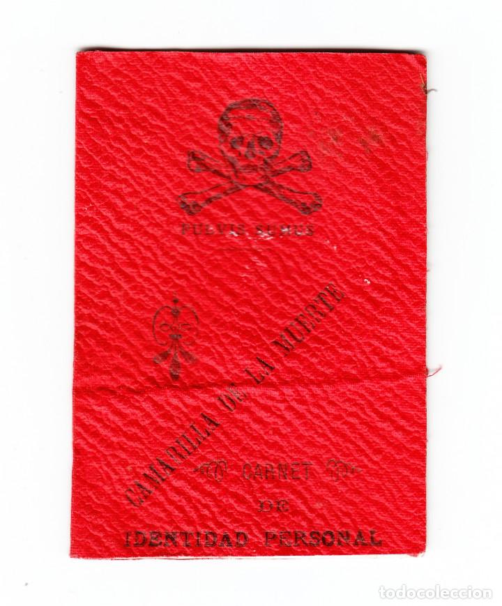Documentos antiguos: RARO CARNET CAMARILLA ESTUDIANTIL GRANADA MEDICINA 1917
