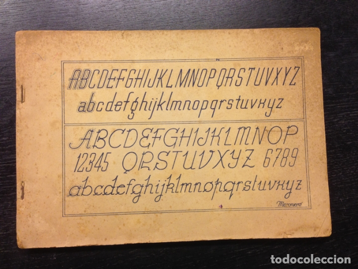 Documentos antiguos: CUADERNO DE ROTULACION MESONERO, CIRCA 1940 - Foto 1