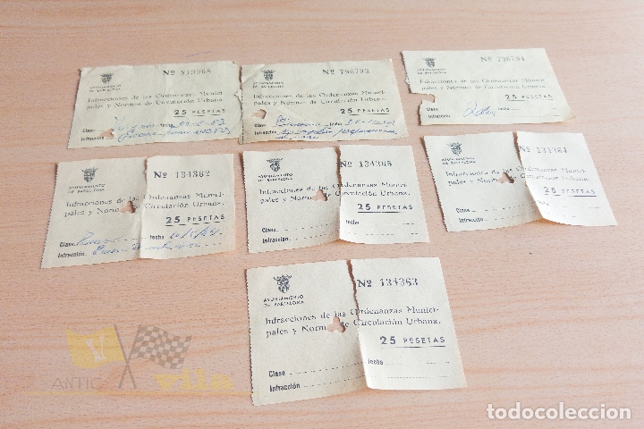 Documents Anciens: Multas - Sanciones - Infracciones a las ordenanzas - Ayuntamiento de Tarrasa - A&ntilde;os 60